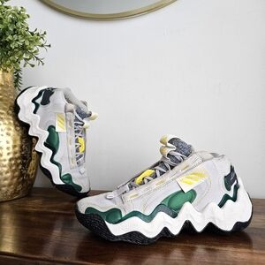 adidas Exhibit B Candace Parker Mid Basketball Shoes Green/Silver Women Size 6